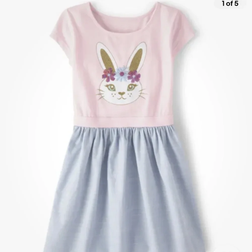 The Children’s Place Girls Bunny Rabbit Dress Large (20-12) NEW